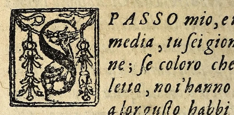 An illustration from Gli amorosi inganni : comedia piacevole, 1609, leaf 180