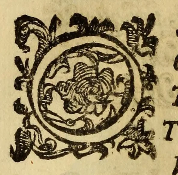 An illustration from Gli amorosi sospetti; favola pastorale, di Armentoldo Sampognano., 1606, leaf 52