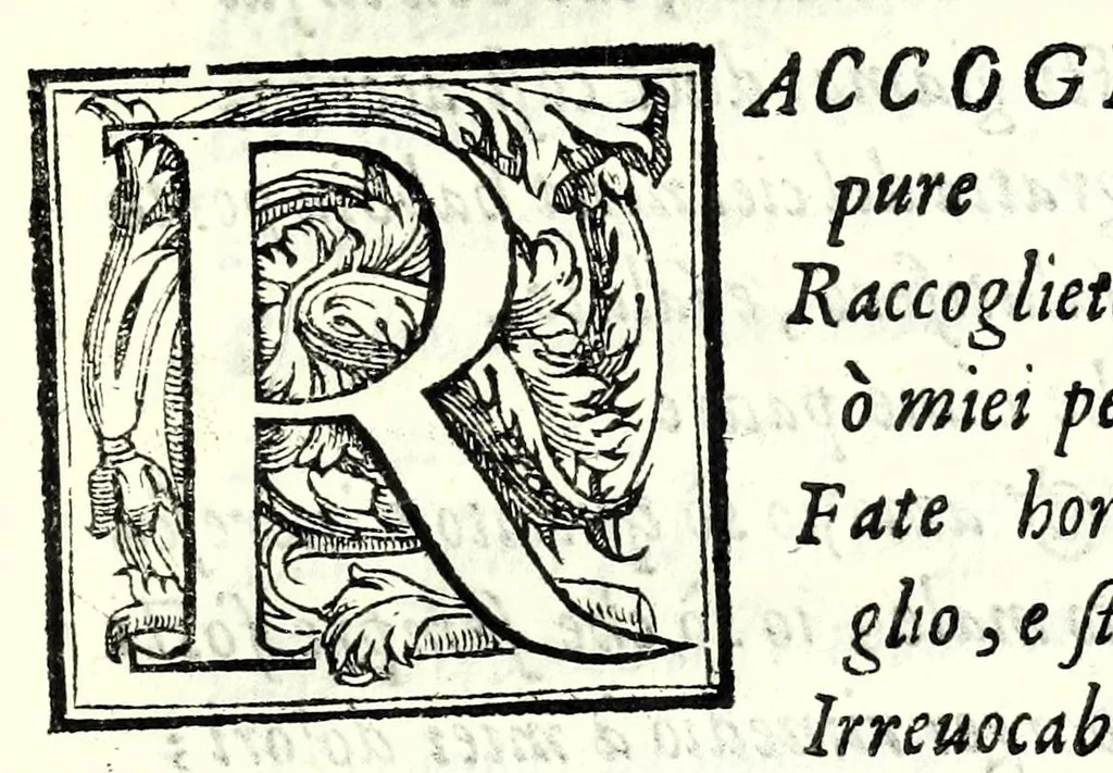 An illustration from Gli amorosi sospetti : favola pastorale, 1605, leaf 15