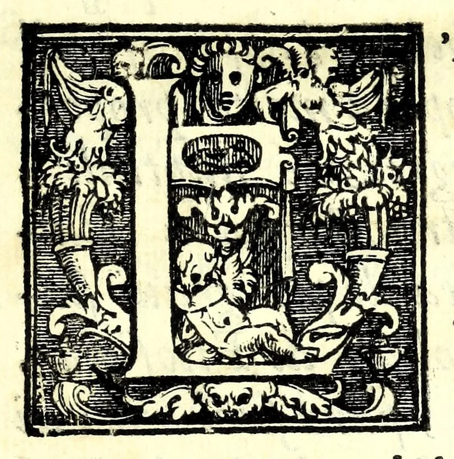 An illustration from Gli amorosi sospetti : favola pastorale, 1605, leaf 5