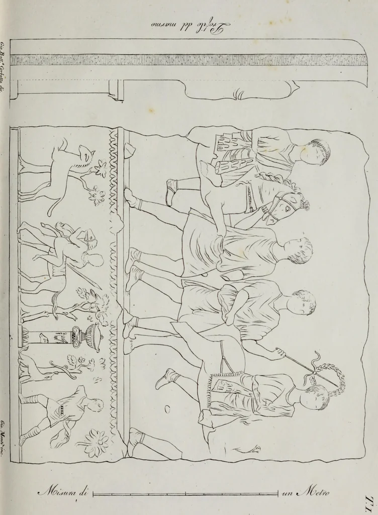 An illustration from Gli antichi marmi Gomensi figurati e letterati, 1834, leaf 234