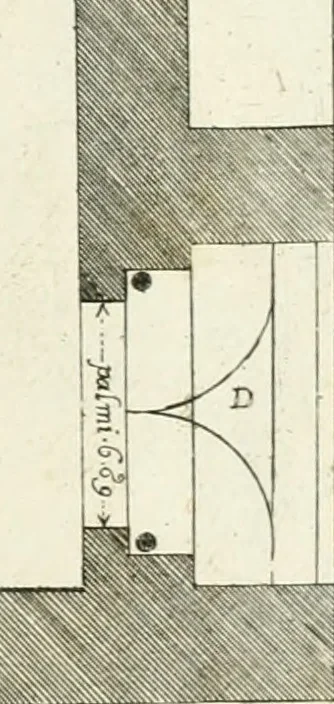 An illustration from Gli antichi sepolcri, overo, Mausolei Romani, et Etruschi, trouati in Roma & in altri luoghi celebri : nelli quali si contengono molte erudite memorie, 1697, leaf 112
