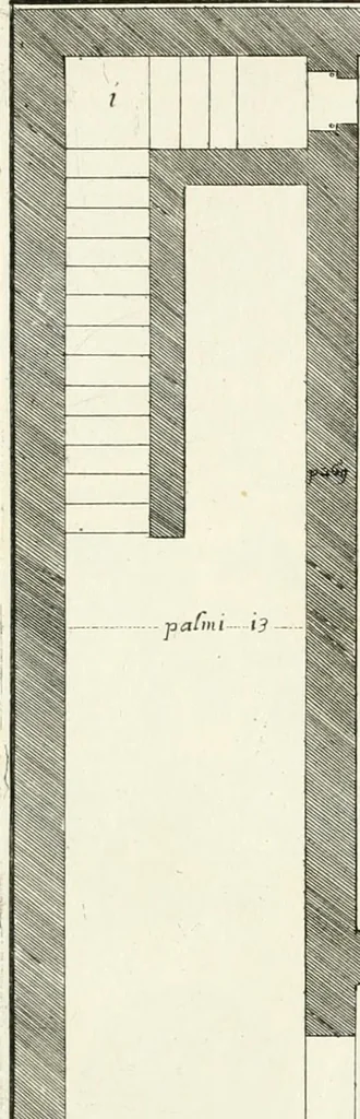 An illustration from Gli antichi sepolcri, overo, Mausolei Romani, et Etruschi, trouati in Roma & in altri luoghi celebri : nelli quali si contengono molte erudite memorie, 1697, leaf 128