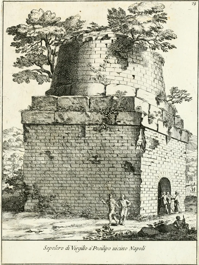 An illustration from Gli antichi sepolcri, overo, Mausolei Romani, et Etruschi, trouati in Roma & in altri luoghi celebri : nelli quali si contengono molte erudite memorie, 1697, leaf 172