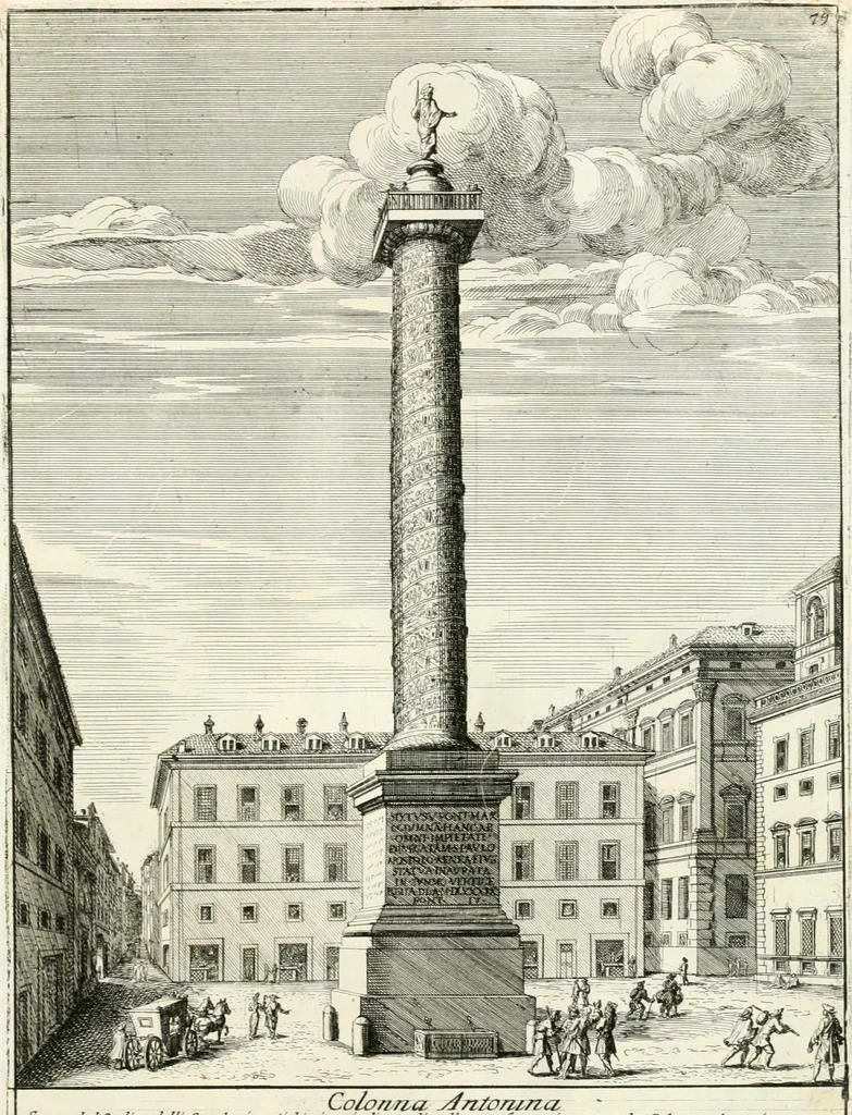 An illustration from Gli antichi sepolcri, overo, Mausolei Romani, et Etruschi, trouati in Roma & in altri luoghi celebri : nelli quali si contengono molte erudite memorie, 1697, leaf 184