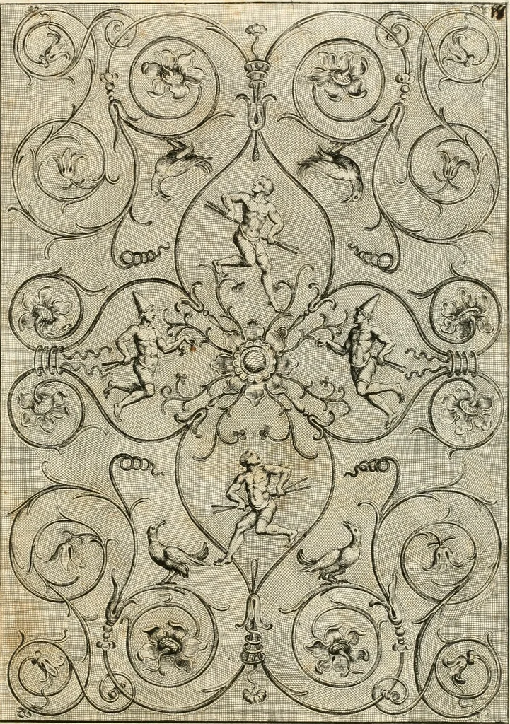 An illustration from Gli antichi sepolcri, overo, Mausolei Romani, et Etruschi, trouati in Roma & in altri luoghi celebri : nelli quali si contengono molte erudite memorie, 1697, leaf 58