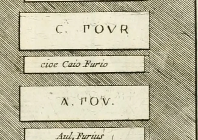 An illustration from Gli antichi sepolcri, overo, Mausolei Romani, et Etruschi, trouati in Roma & in altri luoghi celebri : nelli quali si contengono molte erudite memorie, 1697, leaf 74