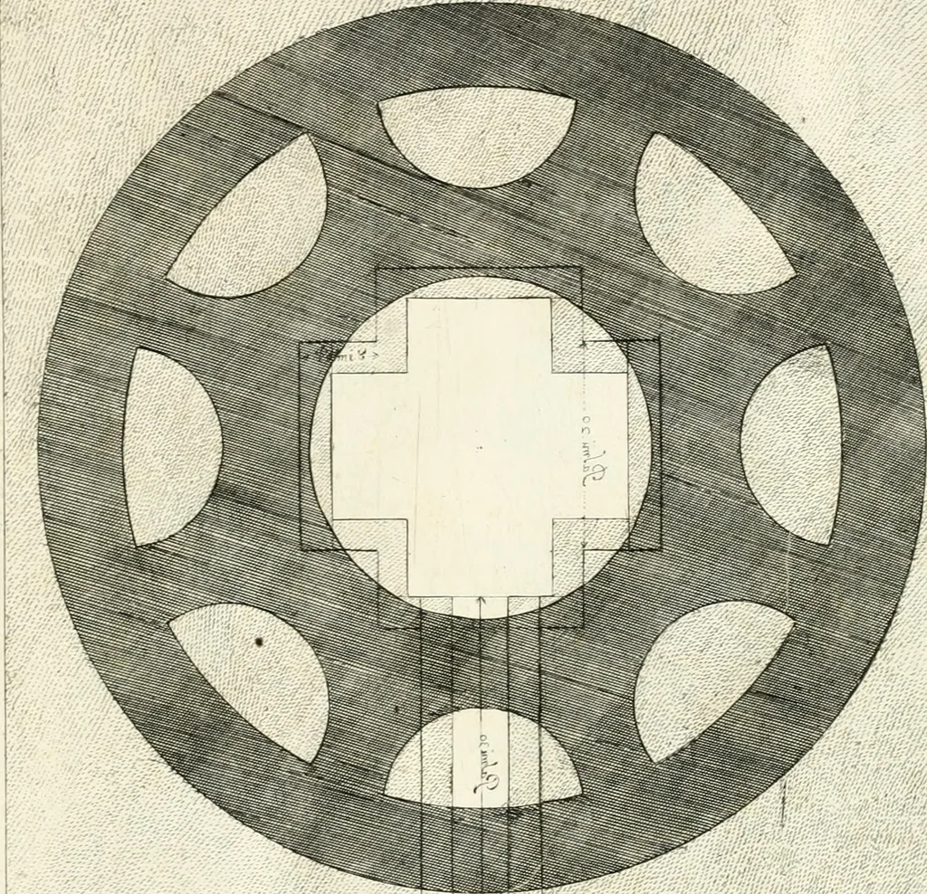 An illustration from Gli antichi sepolcri, overo, Mausolei Romani, et Etruschi, trouati in Roma & in altri luoghi celebri : nelli quali si contengono molte erudite memorie, 1697, leaf 78