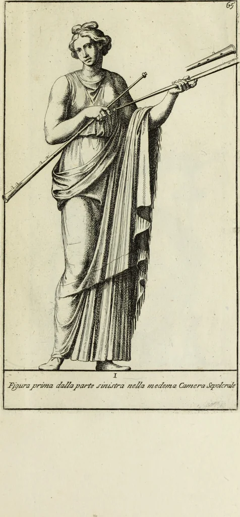 An illustration from Gli antichi sepolcri, ovvero, Mausolei romani ed etruschi trovati in Roma ed in altri luoghi celebri : nelli quali si contengono molte erudite memorie, 1767, leaf 152