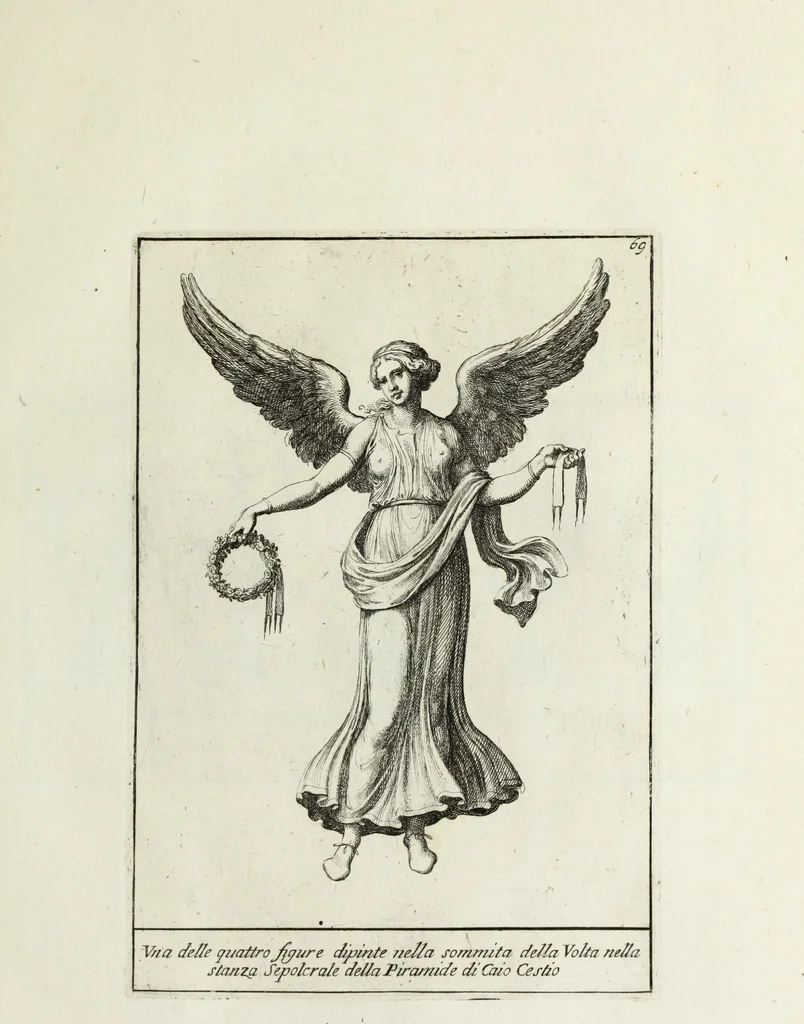 An illustration from Gli antichi sepolcri, ovvero, Mausolei romani ed etruschi trovati in Roma ed in altri luoghi celebri : nelli quali si contengono molte erudite memorie, 1767, leaf 160