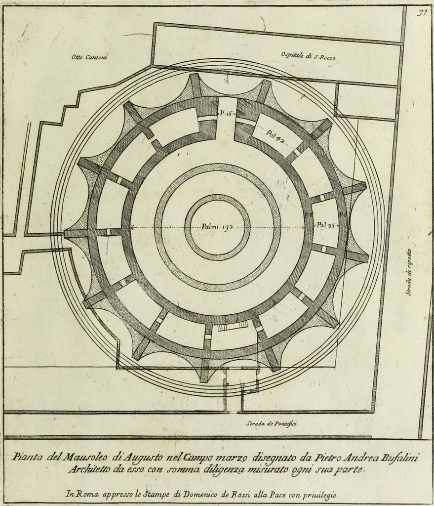 An illustration from Gli antichi sepolcri, ovvero, Mausolei romani ed etruschi trovati in Roma ed in altri luoghi celebri : nelli quali si contengono molte erudite memorie, 1767, leaf 164