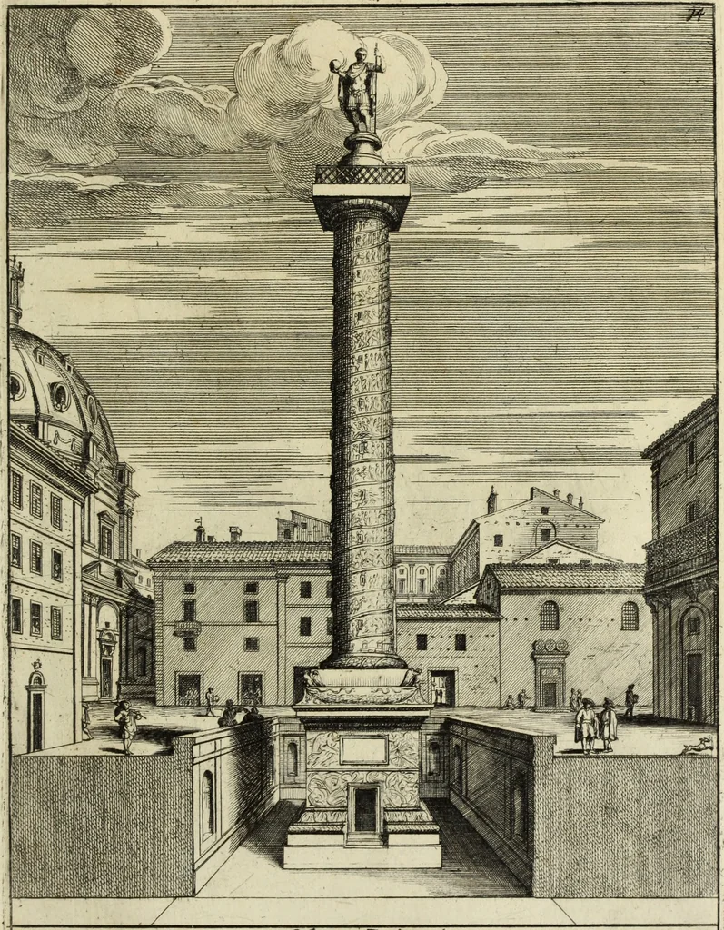 An illustration from Gli antichi sepolcri, ovvero, Mausolei romani ed etruschi trovati in Roma ed in altri luoghi celebri : nelli quali si contengono molte erudite memorie, 1767, leaf 174