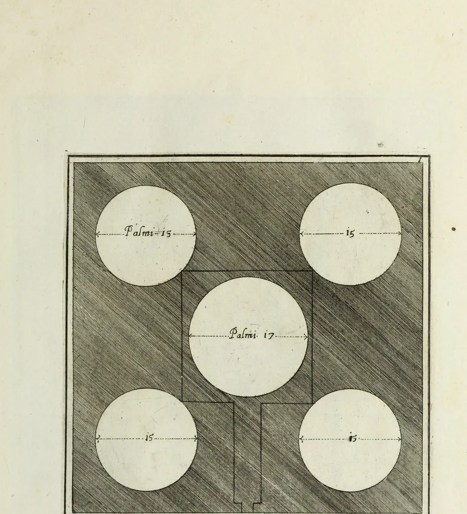 An illustration from Gli antichi sepolcri, ovvero, Mausolei romani ed etruschi trovati in Roma ed in altri luoghi celebri : nelli quali si contengono molte erudite memorie, 1767, leaf 22