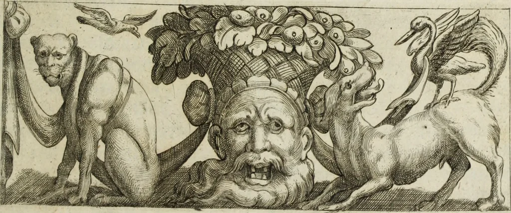 An illustration from Gli antichi sepolcri, ovvero, Mausolei romani ed etruschi trovati in Roma ed in altri luoghi celebri : nelli quali si contengono molte erudite memorie, 1767, leaf 4