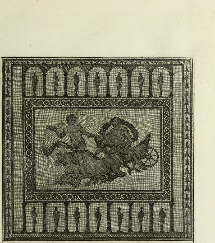 An illustration from Gli antichi sepolcri, ovvero, Mausolei romani ed etruschi trovati in Roma ed in altri luoghi celebri : nelli quali si contengono molte erudite memorie, 1767, leaf 56