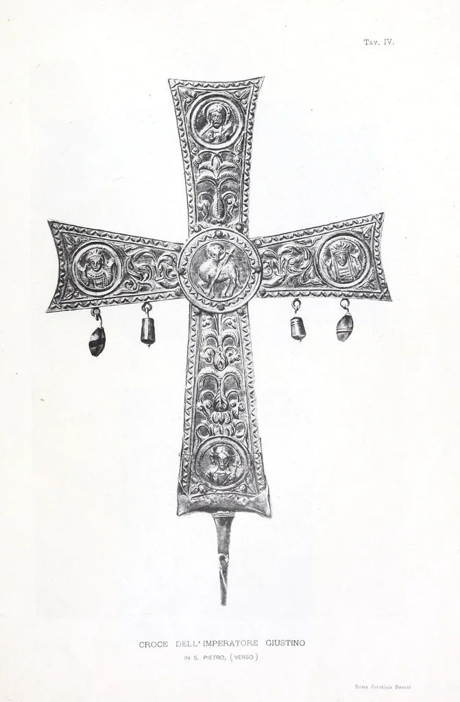 An illustration from Gli antichi tesori sacri della Basilica Vaticana, 1898, leaf 47