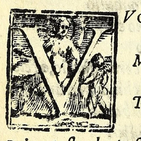 An illustration from Gli antivalomeni : tragedia, 1583, leaf 102