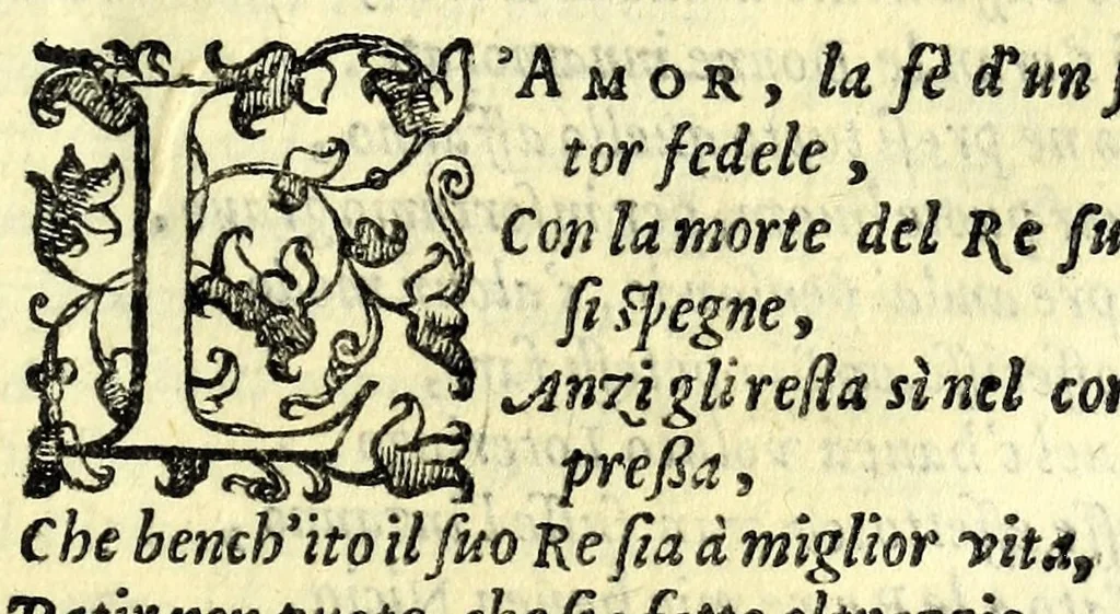 An illustration from Gli antivalomeni : tragedia, 1583, leaf 15