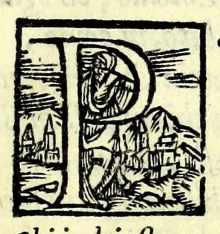 An illustration from Gli antivalomeni : tragedia, 1583, leaf 85