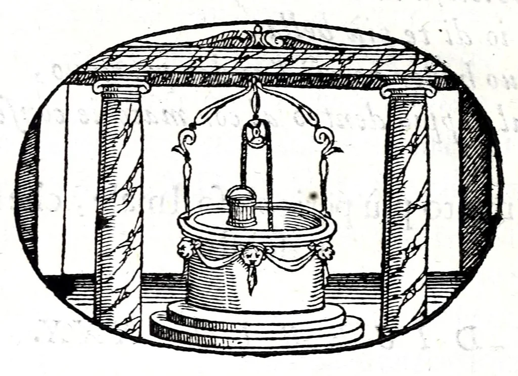 An illustration from Gli apologi del signor Giulio Cesare Capaccio, gentil'huomo del serenissimo signor duca d'Vrbino; con le Dicerie morali, oue quasi con viui colori al modo cortegiano l'humana vita si dipinge, la malignità si scopre, la bizzarria de' ceruelli si castiga, la frode si scaccia, la mattezza si punisce, al poco saper di gli huomini si prouede, e di tutti i ciuili costumi si fà paragone, 1619, leaf 74