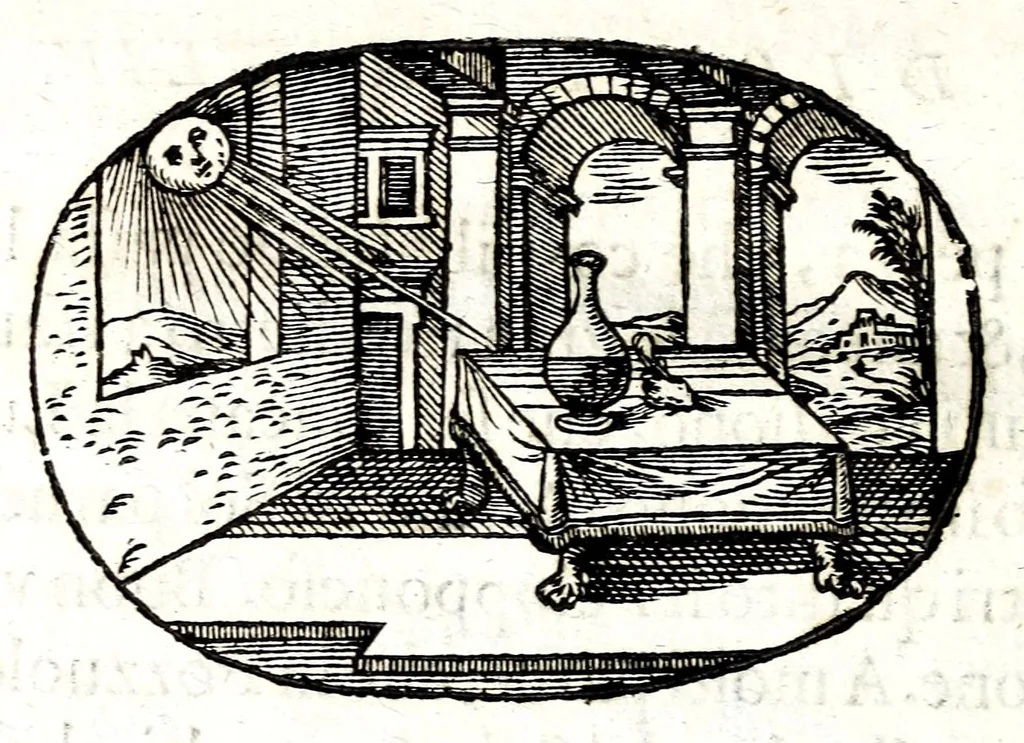 An illustration from Gli apologi del signor Giulio Cesare Capaccio, gentil'huomo del serenissimo signor duca d'Vrbino; con le Dicerie morali, oue quasi con viui colori al modo cortegiano l'humana vita si dipinge, la malignità si scopre, la bizzarria de' ceruelli si castiga, la frode si scaccia, la mattezza si punisce, al poco saper di gli huomini si prouede, e di tutti i ciuili costumi si fà paragone, 1619, leaf 98