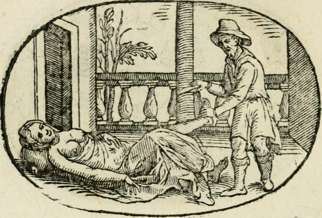 An illustration from Gli apologi di Giulio Cesare Capaccio, secretario della fedelissima città di Napoli : con le Dicerie morali, 1607, leaf 109