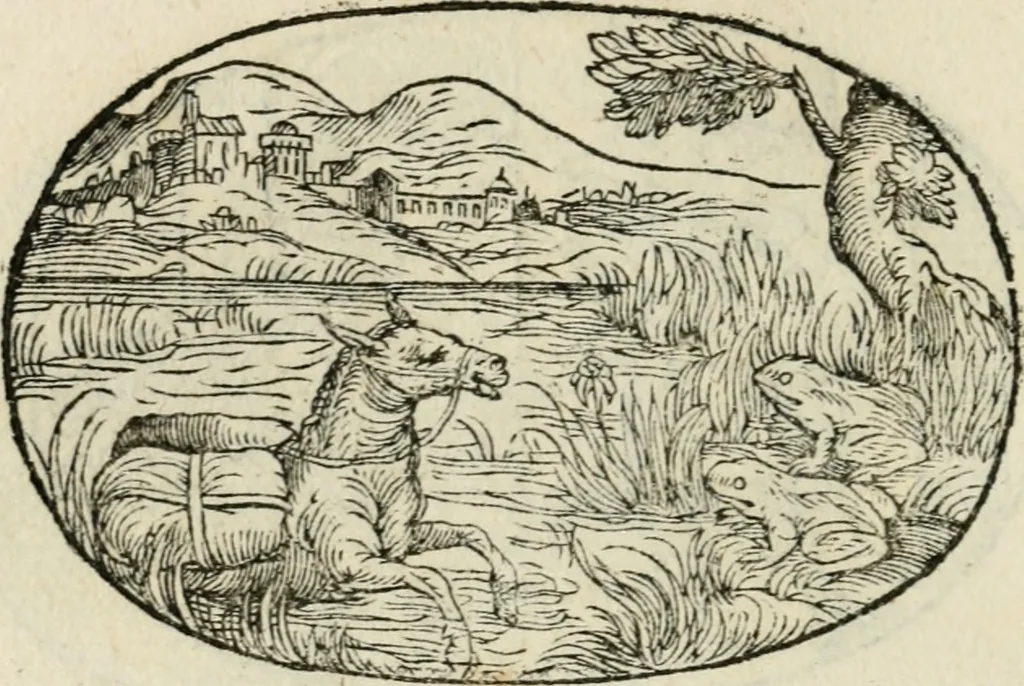 An illustration from Gli apologi di Giulio Cesare Capaccio, secretario della fedelissima città di Napoli : con le Dicerie morali, 1607, leaf 113