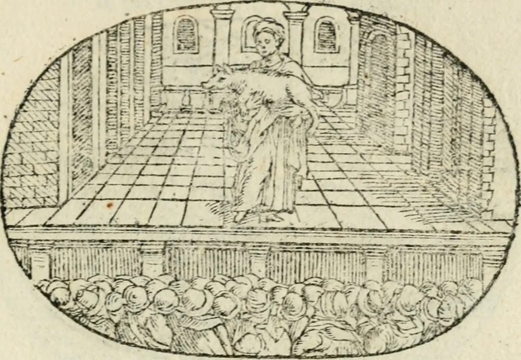 An illustration from Gli apologi di Giulio Cesare Capaccio, secretario della fedelissima città di Napoli : con le Dicerie morali, 1607, leaf 118