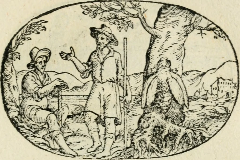 An illustration from Gli apologi di Giulio Cesare Capaccio, secretario della fedelissima città di Napoli : con le Dicerie morali, 1607, leaf 120