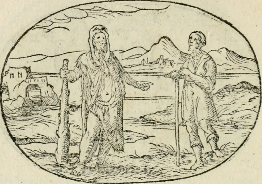 An illustration from Gli apologi di Giulio Cesare Capaccio, secretario della fedelissima città di Napoli : con le Dicerie morali, 1607, leaf 121
