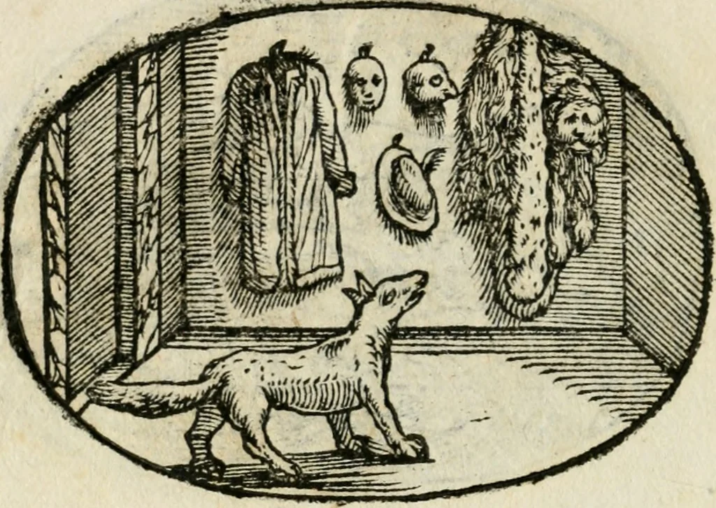 An illustration from Gli apologi di Giulio Cesare Capaccio, secretario della fedelissima città di Napoli : con le Dicerie morali, 1607, leaf 31