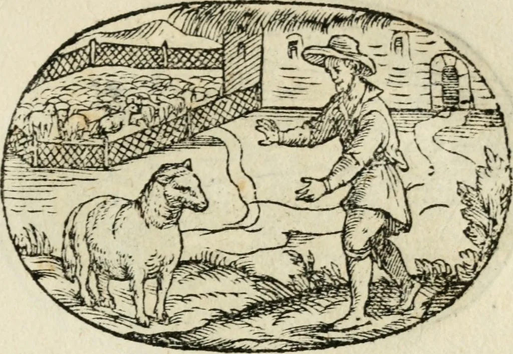 An illustration from Gli apologi di Giulio Cesare Capaccio, secretario della fedelissima città di Napoli : con le Dicerie morali, 1607, leaf 36