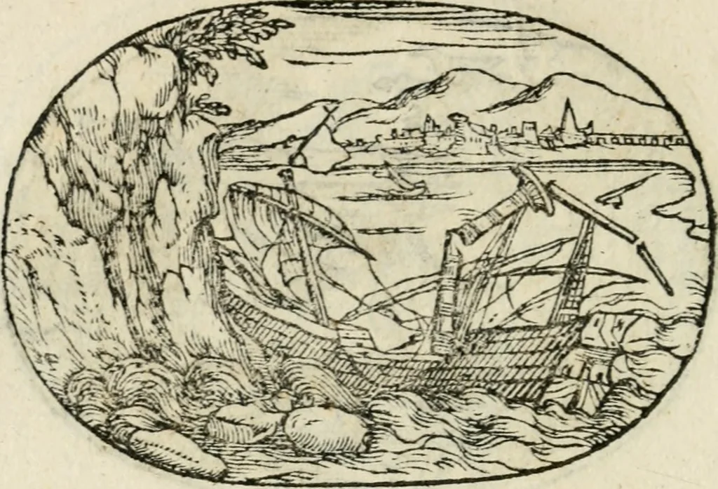 An illustration from Gli apologi di Giulio Cesare Capaccio, secretario della fedelissima città di Napoli : con le Dicerie morali, 1607, leaf 41