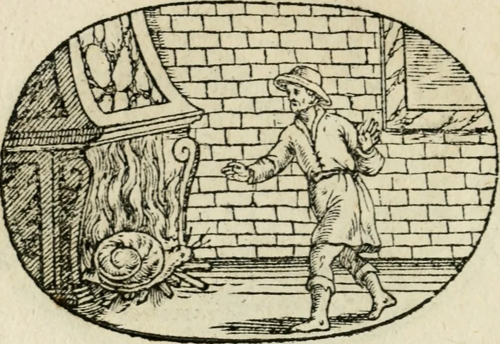 An illustration from Gli apologi di Giulio Cesare Capaccio, secretario della fedelissima città di Napoli : con le Dicerie morali, 1607, leaf 43