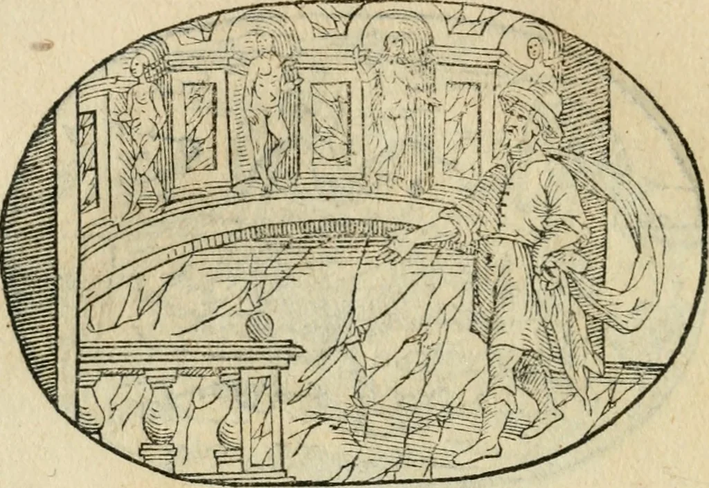 An illustration from Gli apologi di Giulio Cesare Capaccio, secretario della fedelissima città di Napoli : con le Dicerie morali, 1607, leaf 51