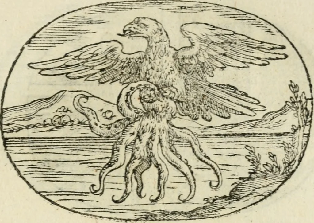 An illustration from Gli apologi di Giulio Cesare Capaccio, secretario della fedelissima città di Napoli : con le Dicerie morali, 1607, leaf 60