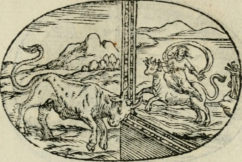 An illustration from Gli apologi di Giulio Cesare Capaccio, secretario della fedelissima città di Napoli : con le Dicerie morali, 1607, leaf 70