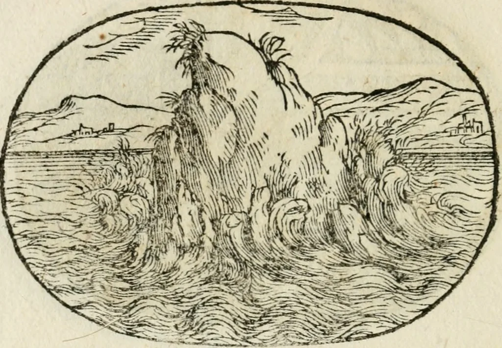 An illustration from Gli apologi di Giulio Cesare Capaccio, secretario della fedelissima città di Napoli : con le Dicerie morali, 1607, leaf 79