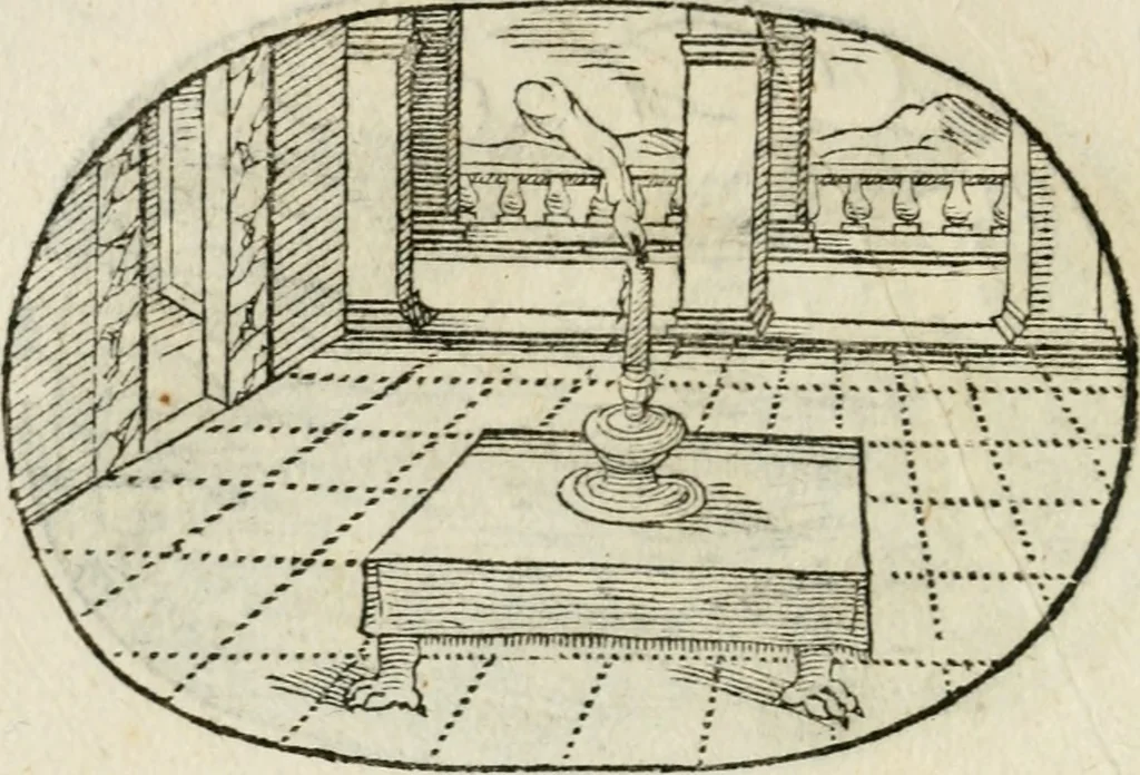 An illustration from Gli apologi di Giulio Cesare Capaccio, secretario della fedelissima città di Napoli : con le Dicerie morali, 1607, leaf 87