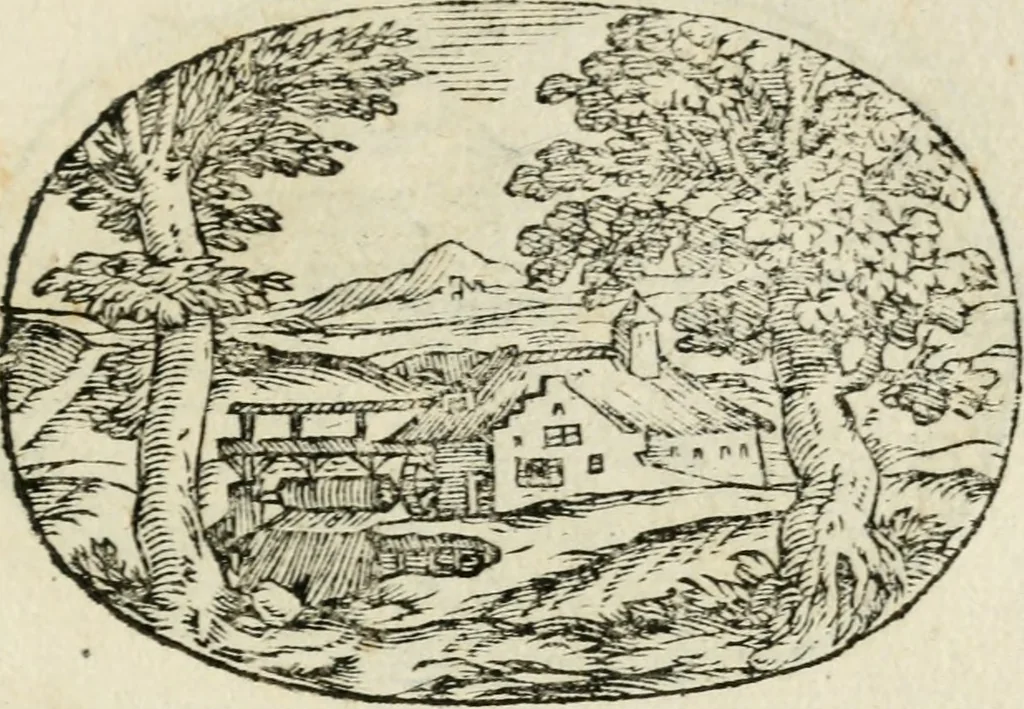 An illustration from Gli apologi di Giulio Cesare Capaccio, secretario della fedelissima città di Napoli : con le Dicerie morali, 1607, leaf 90