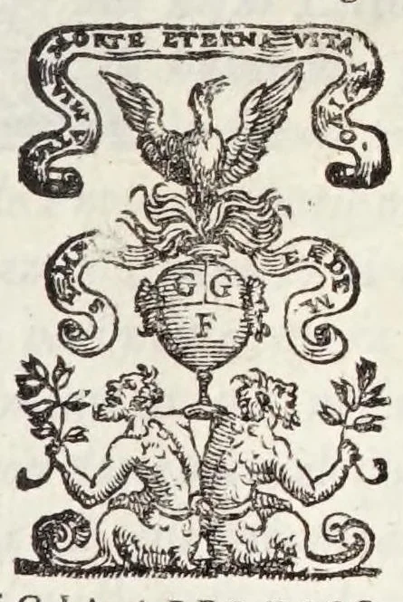 An illustration from Gli asolani di Pietro Bembo : con una copiosa tauola nel fine delle materie, e di tutte le cose piu notabili, che in loro si contengono, 1558, leaf 3