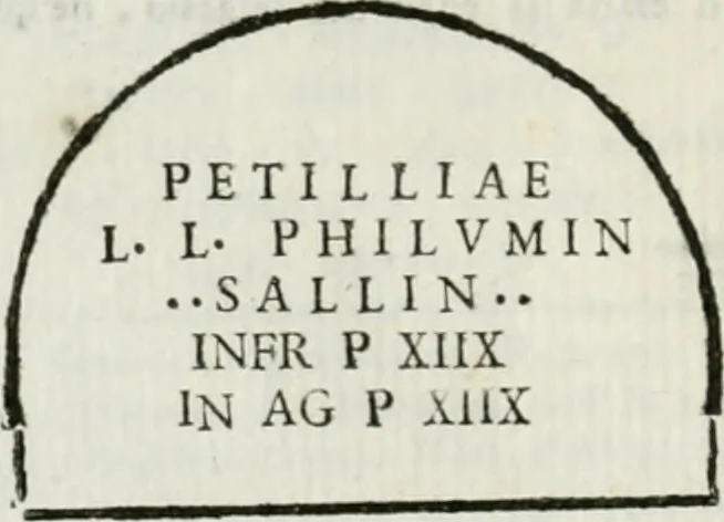 An illustration from Gli atti e monumenti de' fratelli Arvali : scolpiti già in tavole di marmo ed ora raccolti diciferati e comentati, 1795, leaf 211