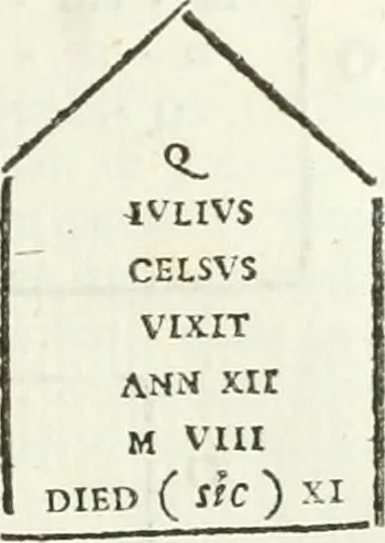 An illustration from Gli atti e monumenti de' fratelli Arvali : scolpiti già in tavole di marmo ed ora raccolti diciferati e comentati, 1795, leaf 384
