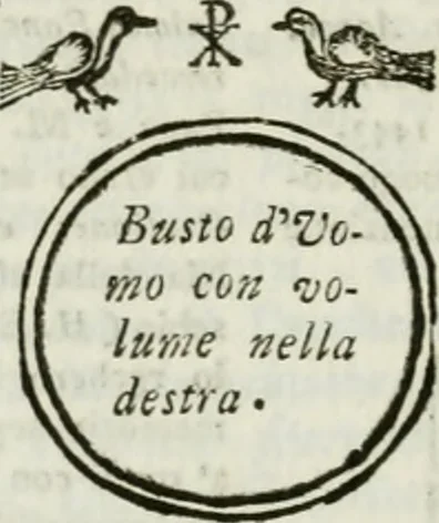 An illustration from Gli atti e monumenti de' fratelli Arvali : scolpiti già in tavole di marmo ed ora raccolti diciferati e comentati, 1795, leaf 491