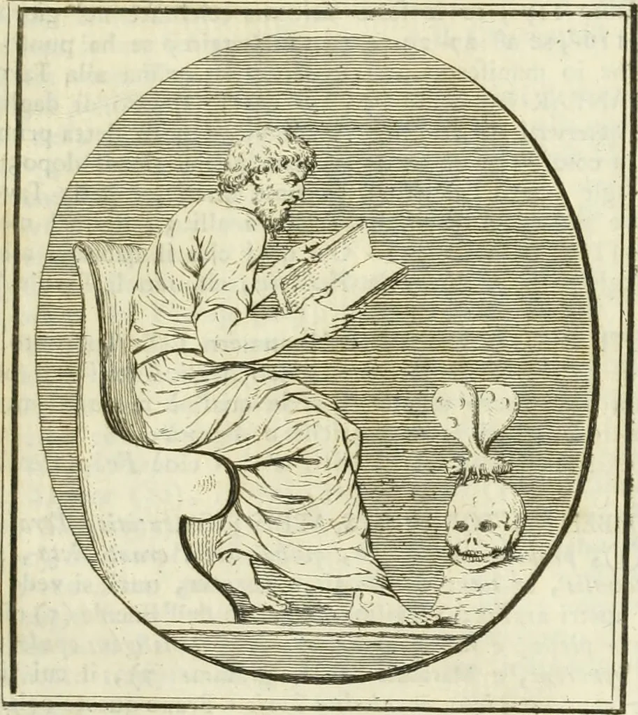 An illustration from Gli atti e monumenti de' fratelli Arvali : scolpiti già in tavole di marmo ed ora raccolti diciferati e comentati, 1795, leaf 522