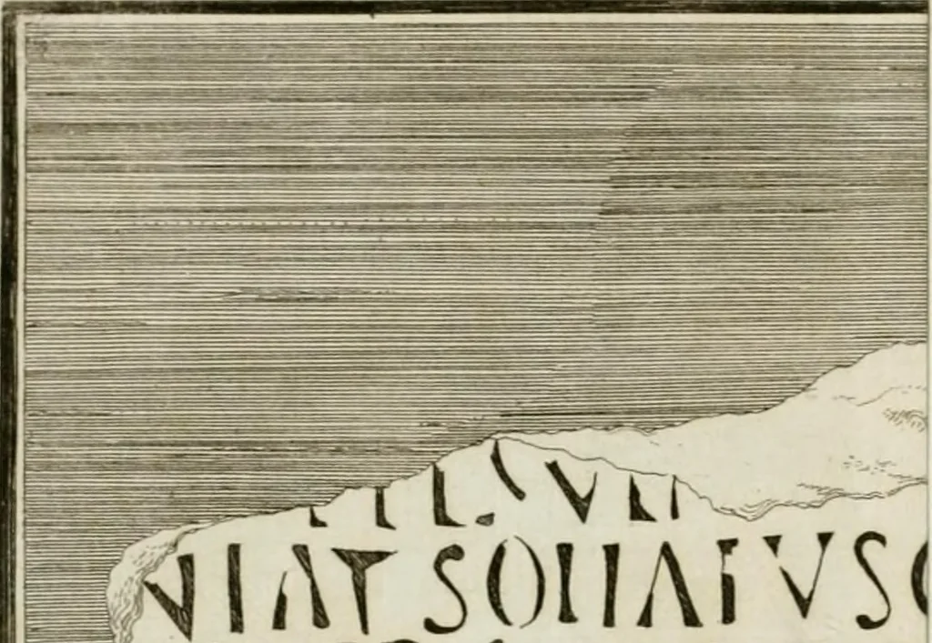 An illustration from Gli atti e monumenti de' fratelli Arvali : scolpiti già in tavole di marmo ed ora raccolti diciferati e comentati, 1795, leaf 83