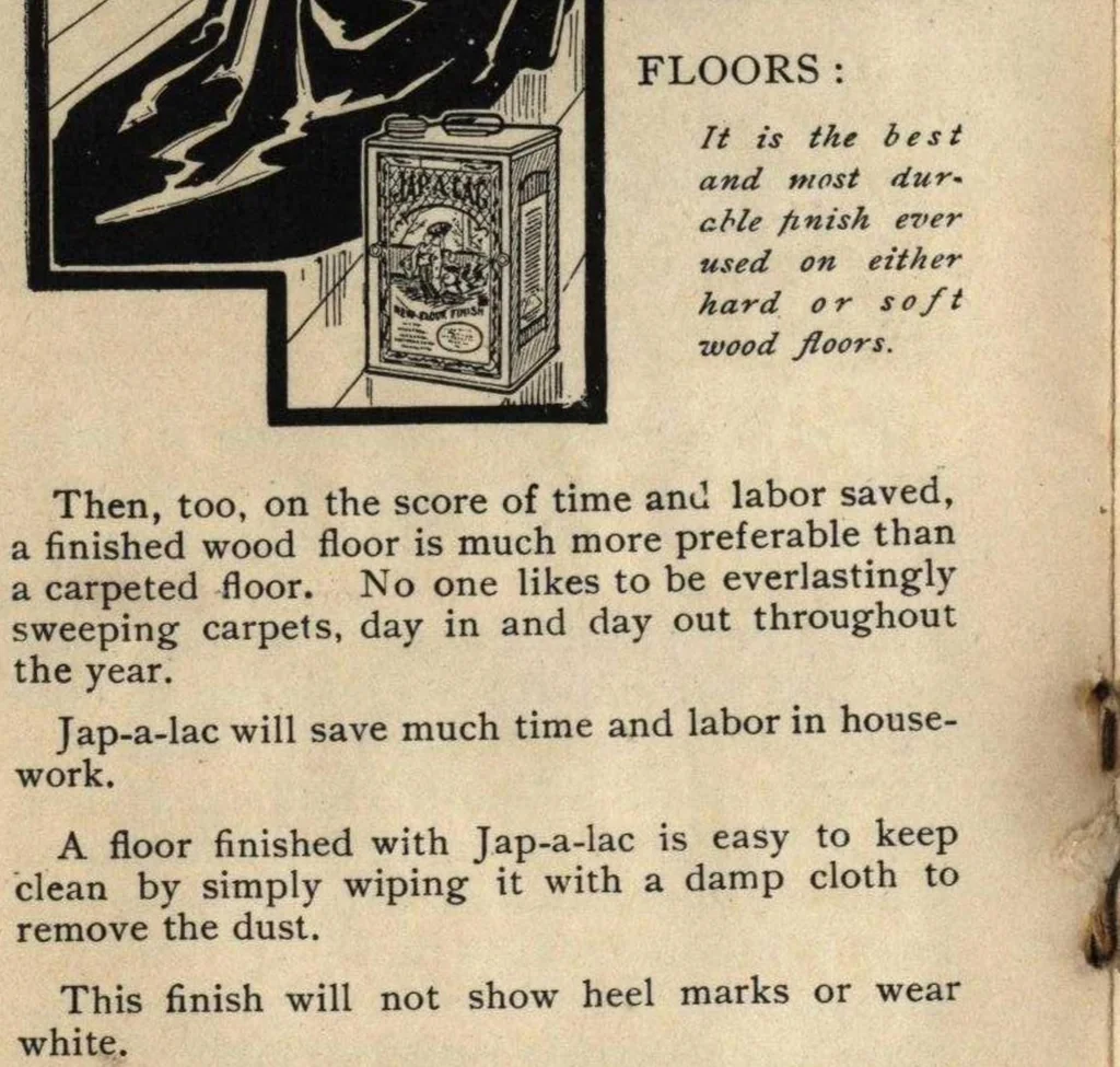 An illustration from Japalac the home beautifier, 1890, leaf 5