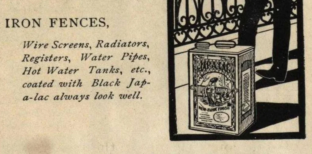 An illustration from Japalac the home beautifier, 1890, leaf 9