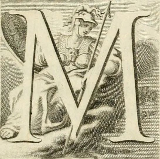 An illustration from Gli eccelsi pregj delle belle arti e la scambievole lor congiunzione con le mattematiche scienze : mostrata nel Campidoglio dall'Accademia del disegno in occasione del concorso celebrato dalla medesima nell'anno 1732, reggendone il principato il sig. cavalier Sebastiano Conca .., 1733, leaf 28