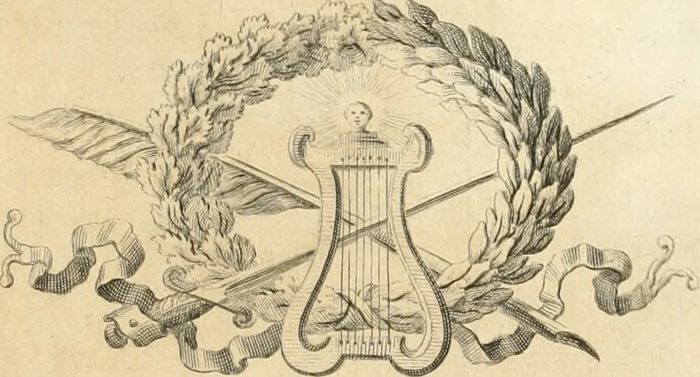 An illustration from Gli eccelsi pregj delle belle arti e la scambievole lor congiunzione con le mattematiche scienze : mostrata nel Campidoglio dall'Accademia del disegno in occasione del concorso celebrato dalla medesima nell'anno 1732, reggendone il principato il sig. cavalier Sebastiano Conca .., 1733, leaf 66